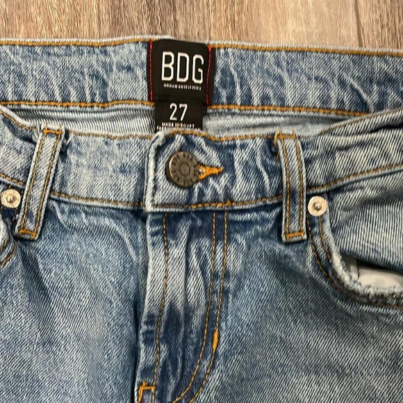BDG x urban outfitters y2k light blue denim flare jeans size 27 - Picture 3 of 6